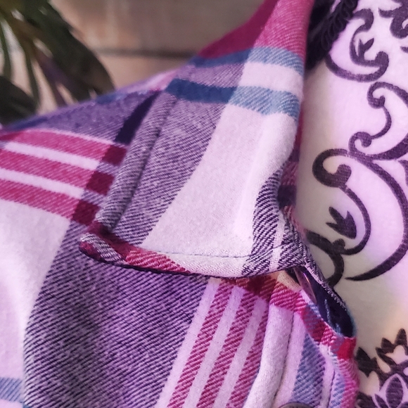 Orvis Fleece Lined Flannel Plaid Jacket sz Small - Picture 11 of 11